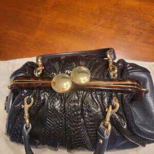 marc Jacob Python/leather handbag